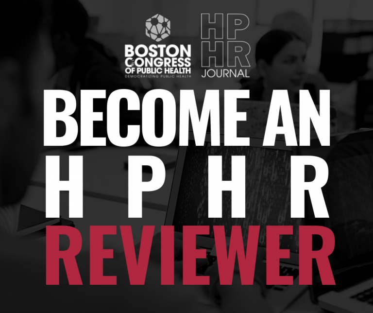 BECOME AN HPHR REVIEWER