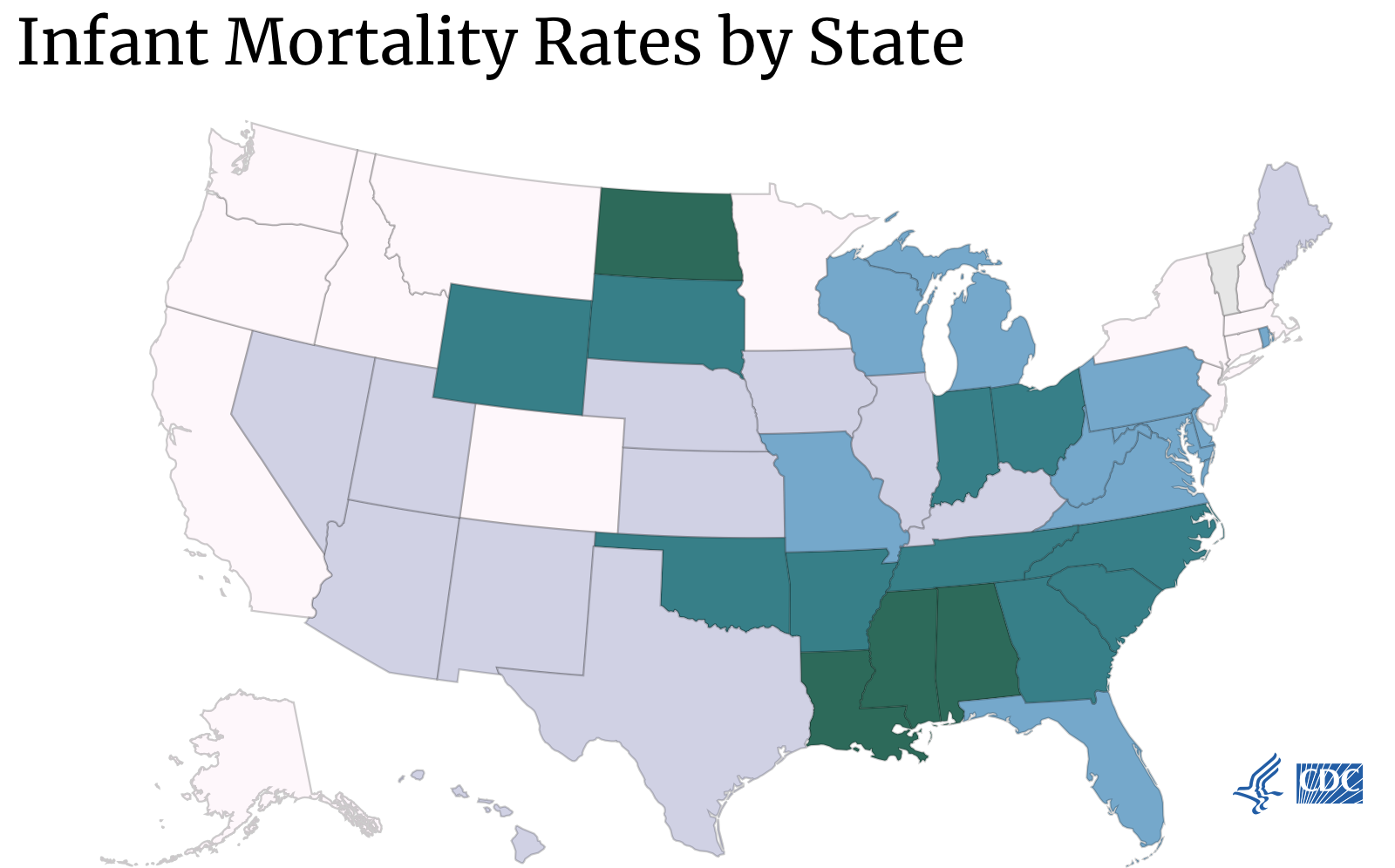 Infant Mortality Rates by State