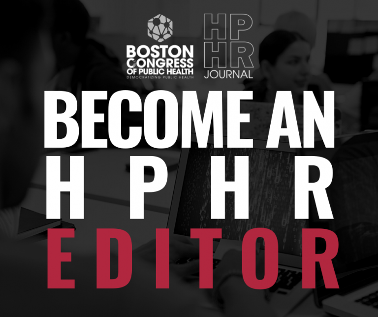 BECOME AN HPHR EDITOR