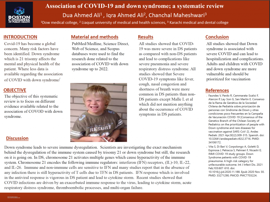 Edition 67 – The Association of COVID-19 with Down Syndrome: A Systematic Review